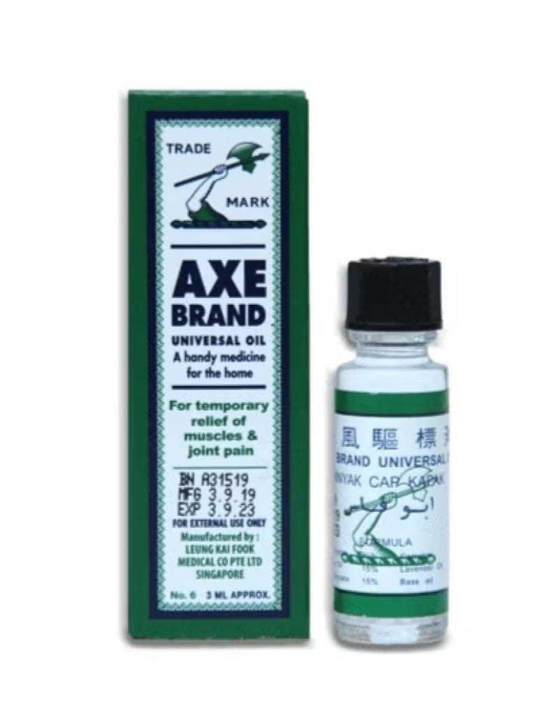 Axe 4Pcs Universal Oil For Temporary Relief Of Muscles & Joint Pain 3ml - Image 2